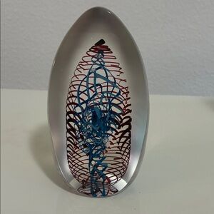 Henry Summa art glass paperweight